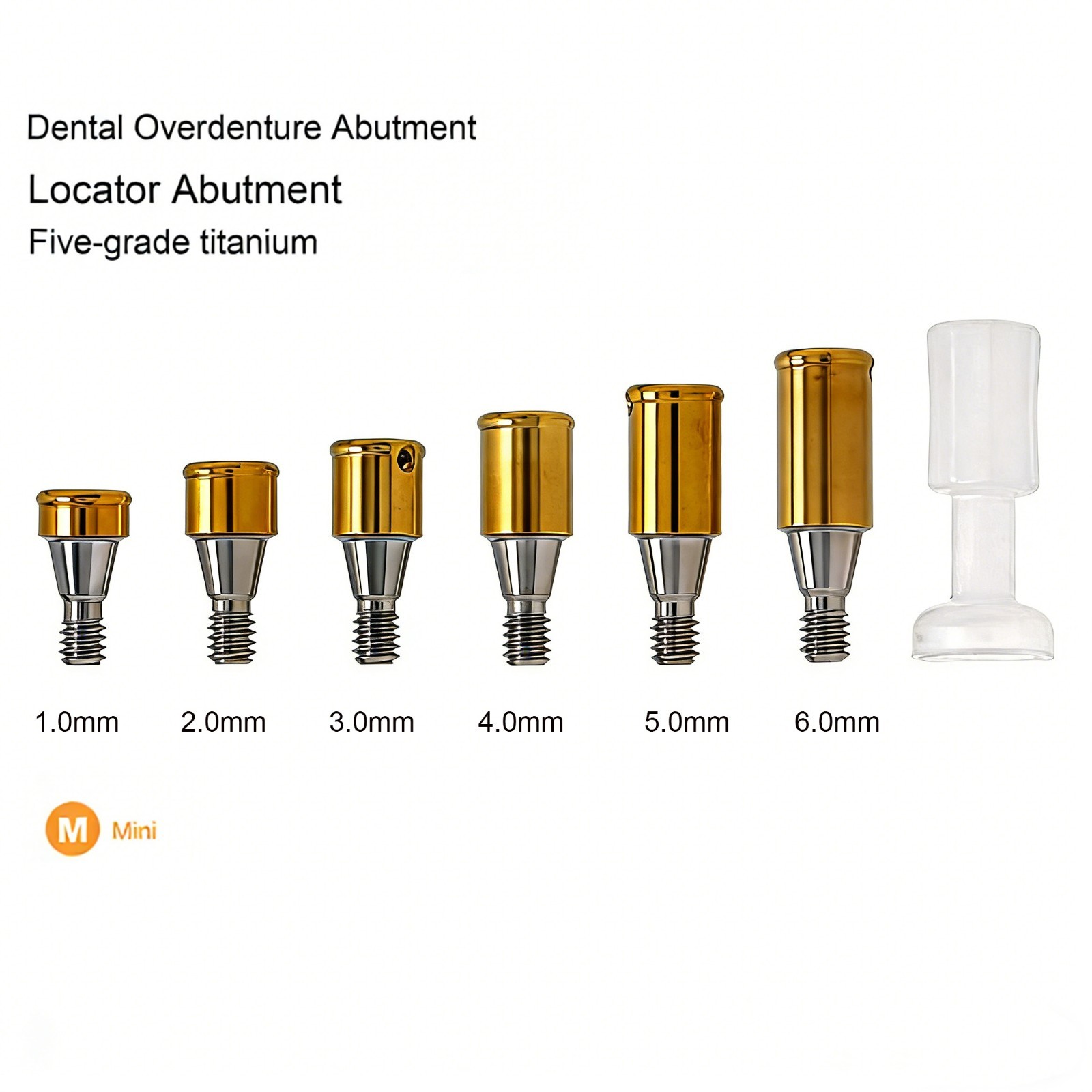 US Nobel Hiossen Zimmer titanium Overdenture Anchor Fit Zest Locator Abutment