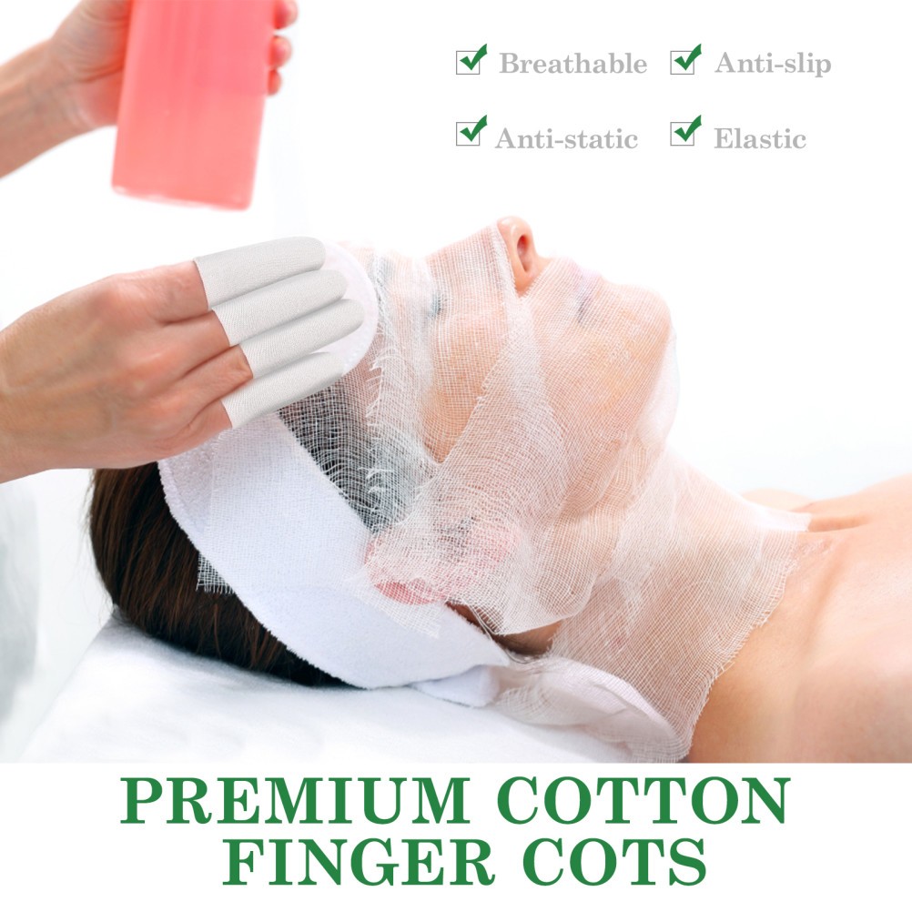150 Pcs Breathable Elastic Reusable Finger Covers Soft Sleeve Protectors