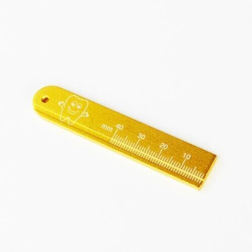Dental Orthodontic Aluminum Metal Endodontic Endo Ruler Optional Color