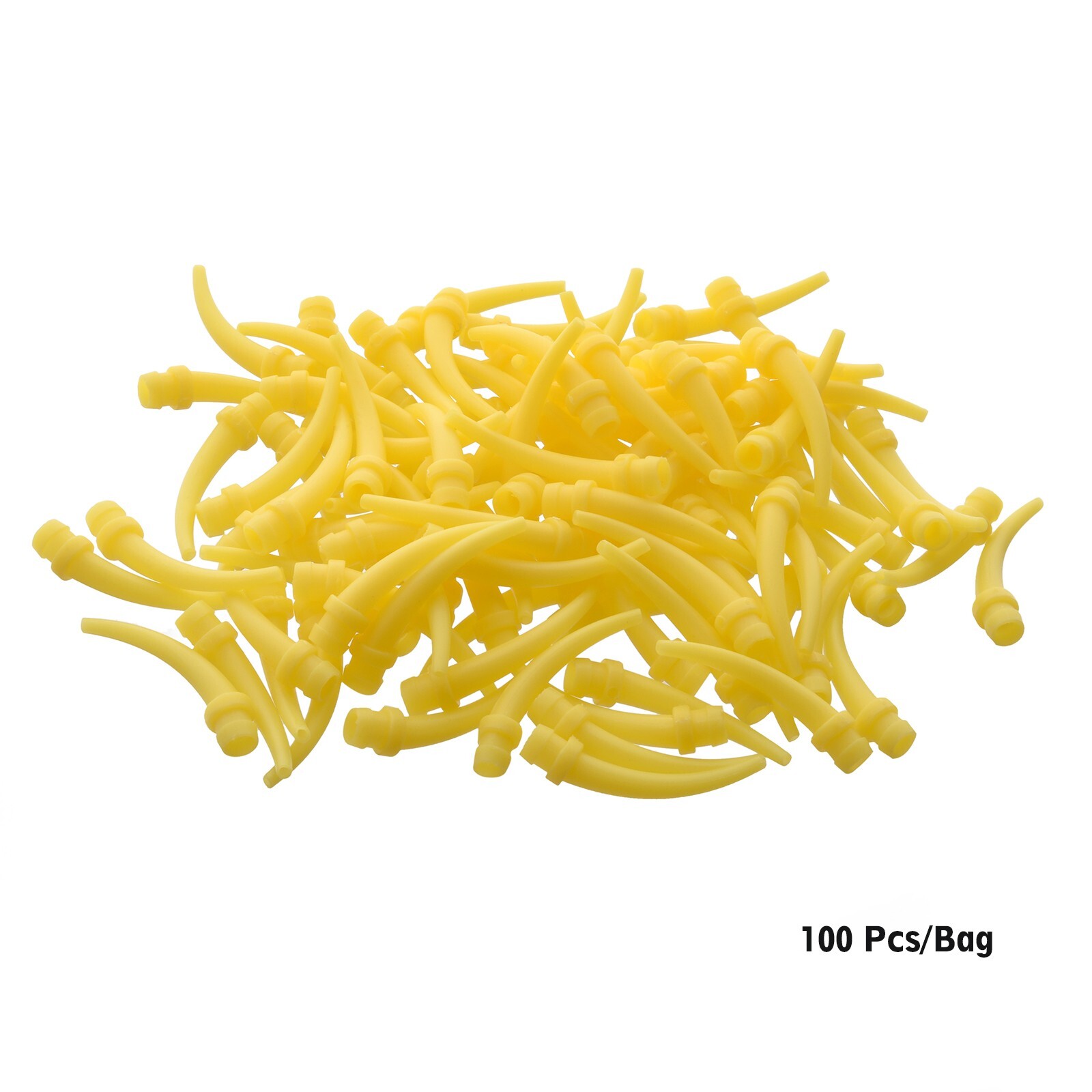 400 Dental Disposable Intra Oral Impression Mixing Tips For Yellow Mixers