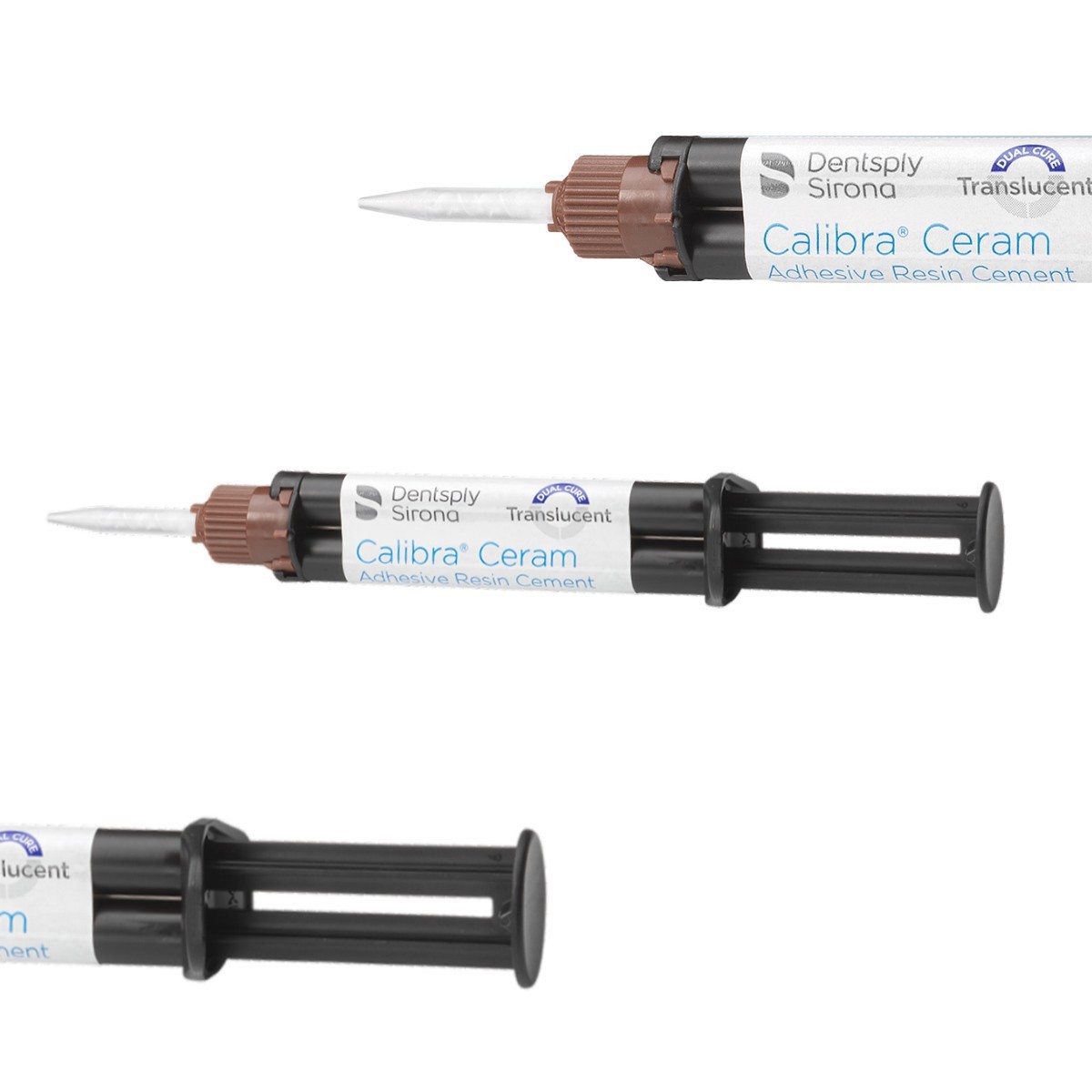 Dentsply Calibra Ceram Adhesive Resin Cement 4.5g Dual Barrel Syringe Dental