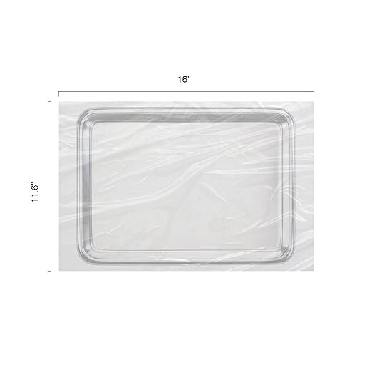JMU Dental Tray Cover Disposable Clear PE Sleeve 11-5/8″X16″ 3000pcs/6BOX