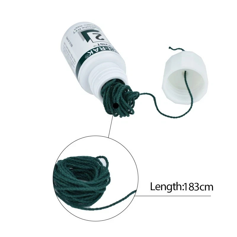 Dental Cotton Cord Gingival Retraction Cord Plain Knitted #000/00/0/1/2/3 274cm