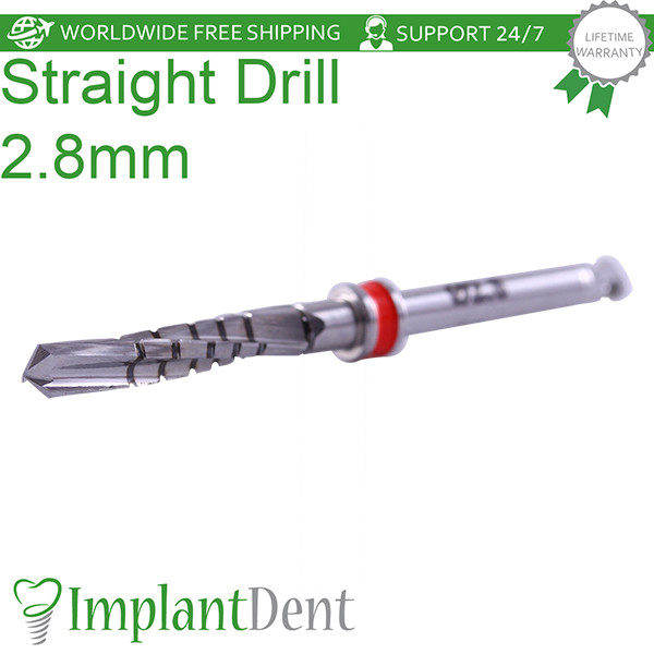 Dental Straight Drills 16mm External Irrigated 2.8mm Stainless Steel Tool