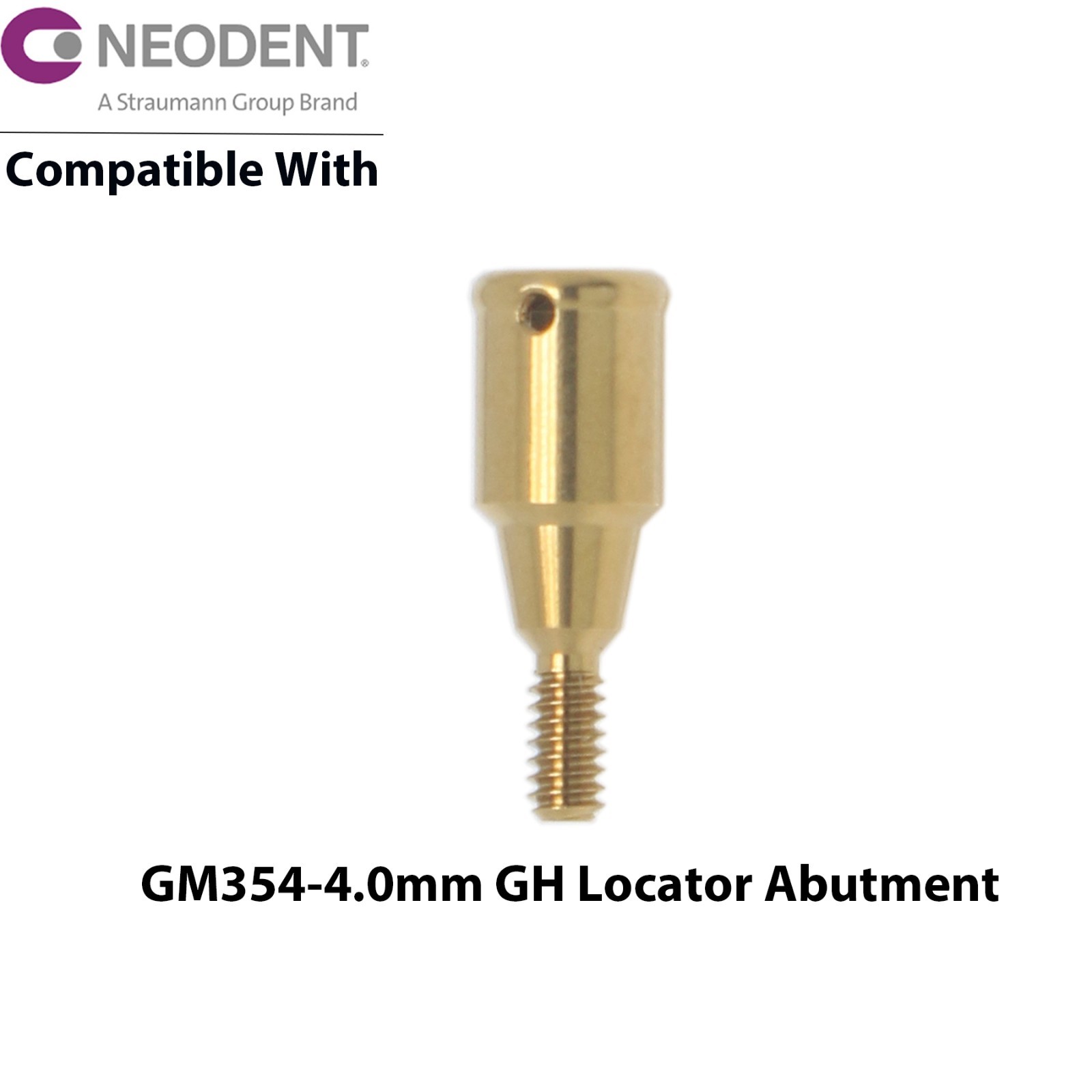 For NEODENT GRAND MORSE Overdenture Locator Abutments 1-6mm Male Caps Removable