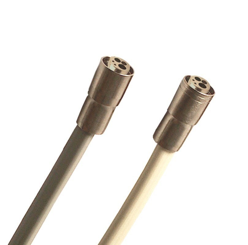 x3 Beaverstate 114-629 4 hole midwest asepsis tubing, straight sterling, Silcryn
