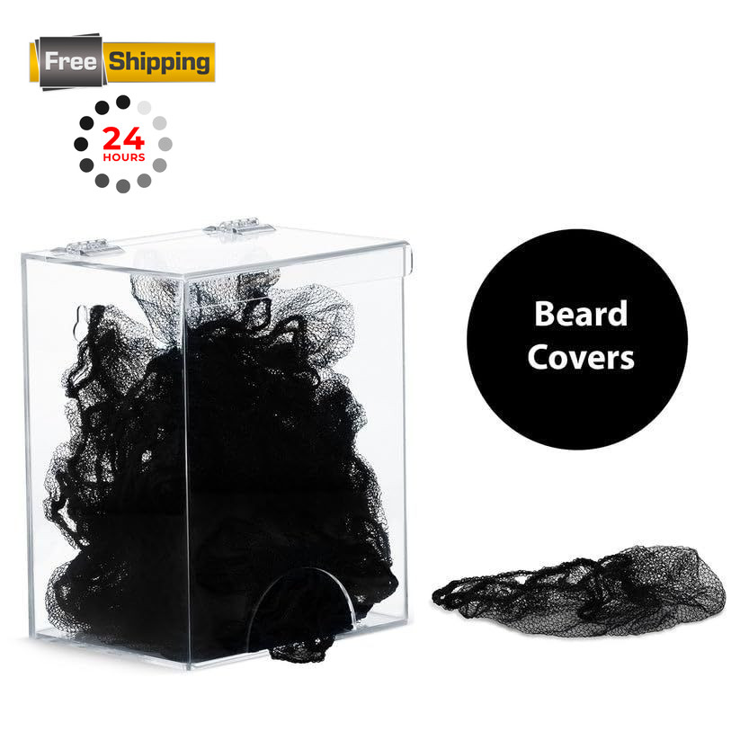 Inevibe Hairnet Dispenser and Glove Holder, Universal Acrylic Storage Clear