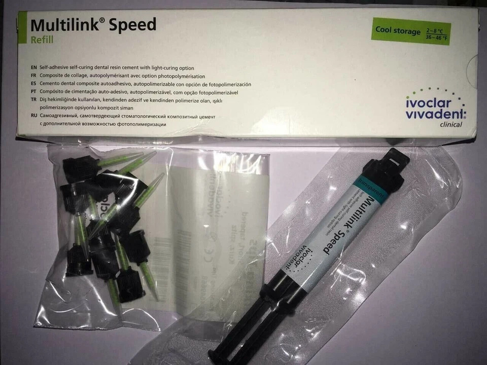 Ivoclar Vivadent Multilink Speed Self Adhesive Self Curing Dental Resin Cement