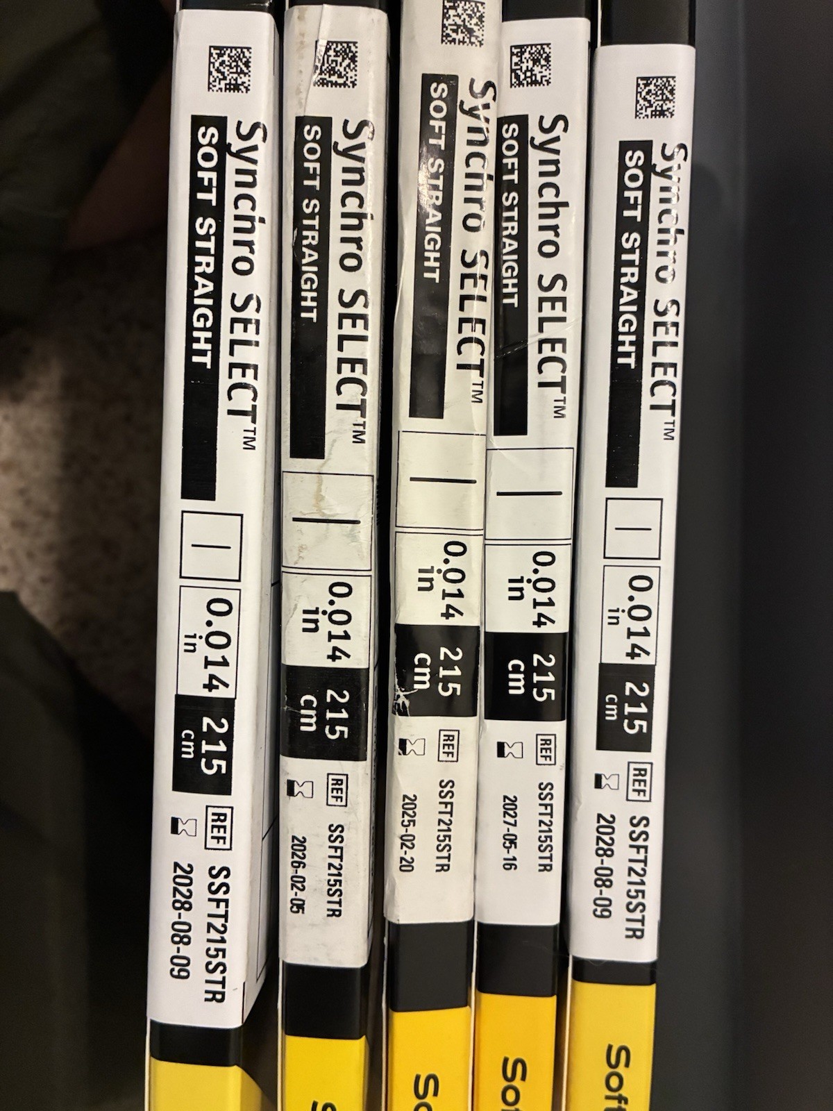 Stryker Synchro Select Soft Straight Guidewire, .014 in x 215cm