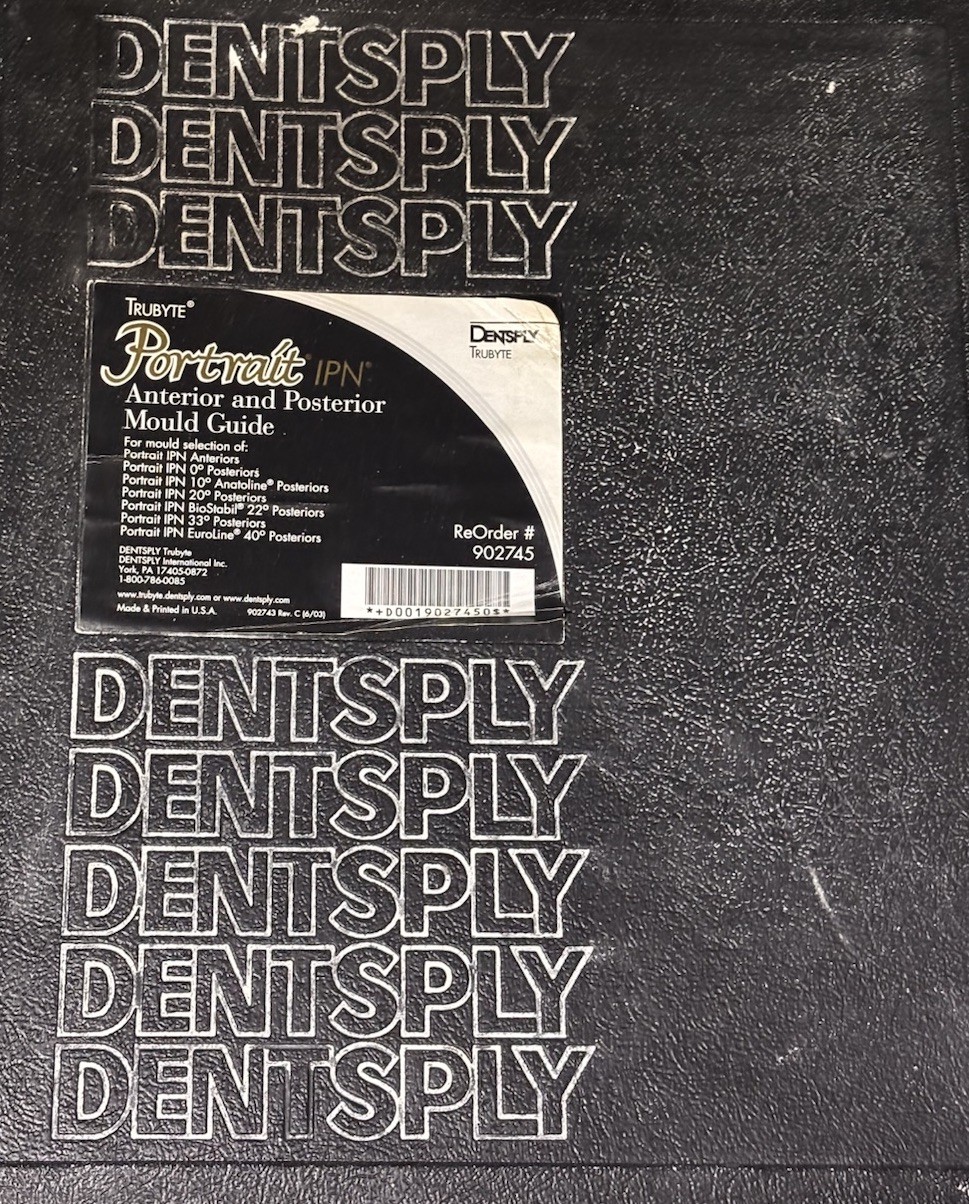 Dentsply Trubyte Portrait IPN Anterior & Posterior Mould Guide Dentistry