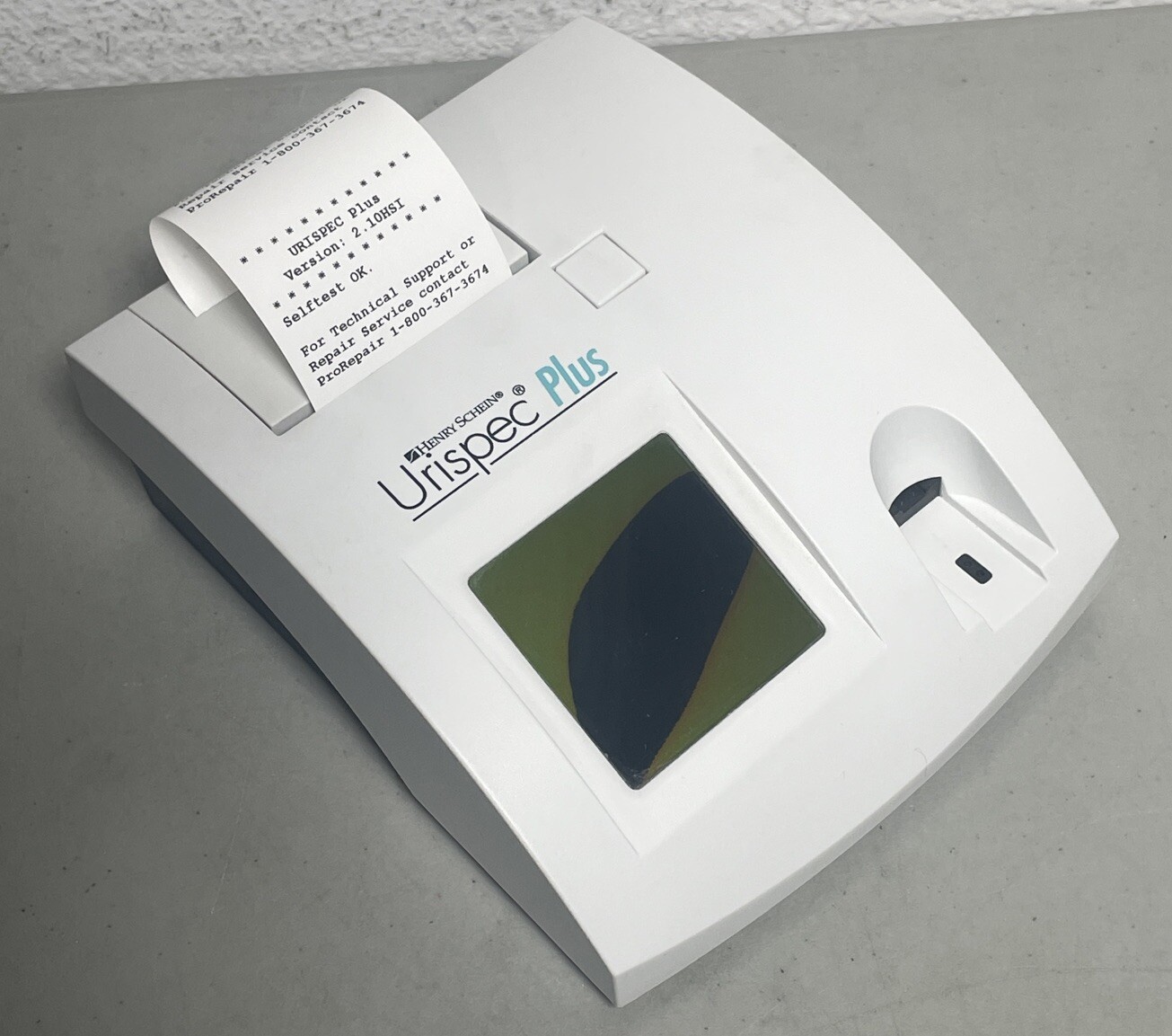 Henry Schein Urispec Plus Urinalysis Analyzer w/Power Supply-FOR PARTS OR REPAIR