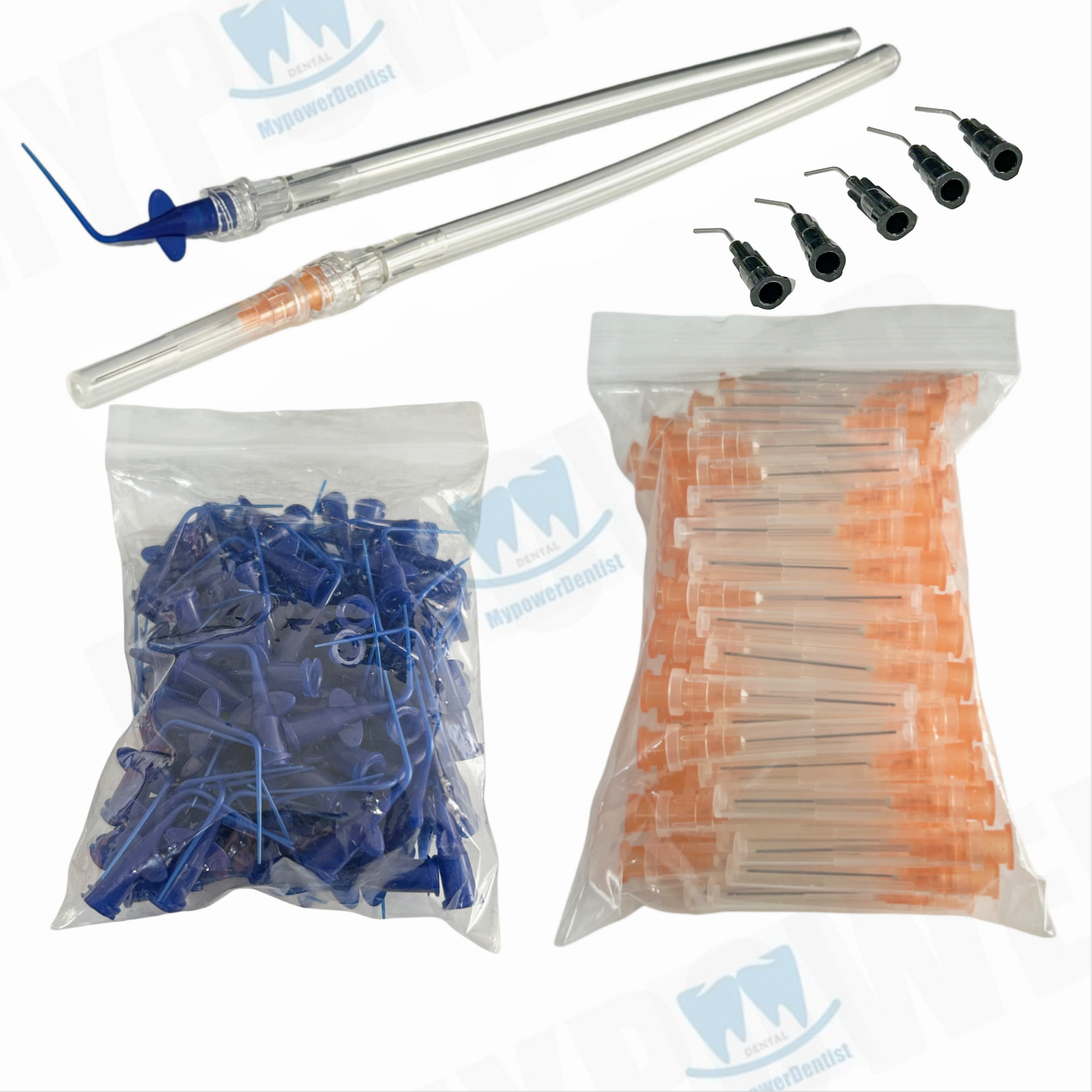 Dental Saliva Ejector Aspirator Suction Syring Needle Tips Etch Bond Irrigation