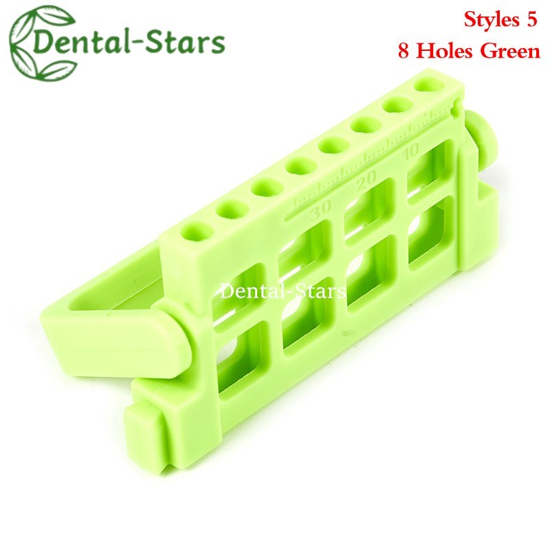 8/16 Holes Dental Bur Endo Files Block Holder Stand Autoclave Disinfection Box