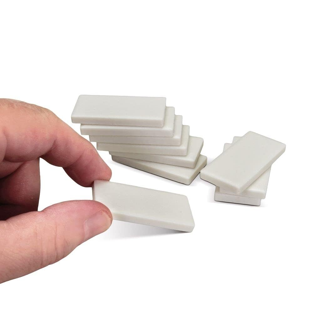 United Scientific™ White Streak Plates, Geology Tools, 2X1,