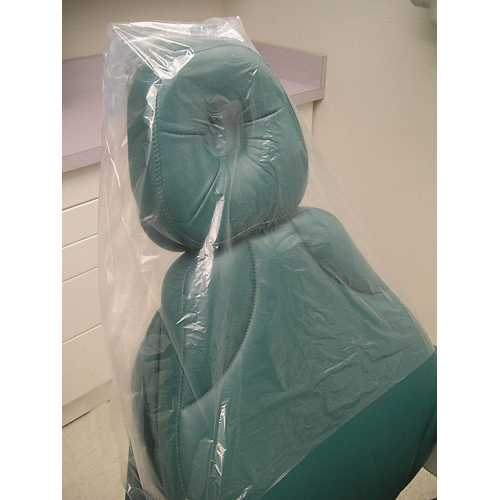 225 x 3 Pcs REDLAND Dental Half Chair Cover Sleeve 27.5″X24″ Clear Plastic