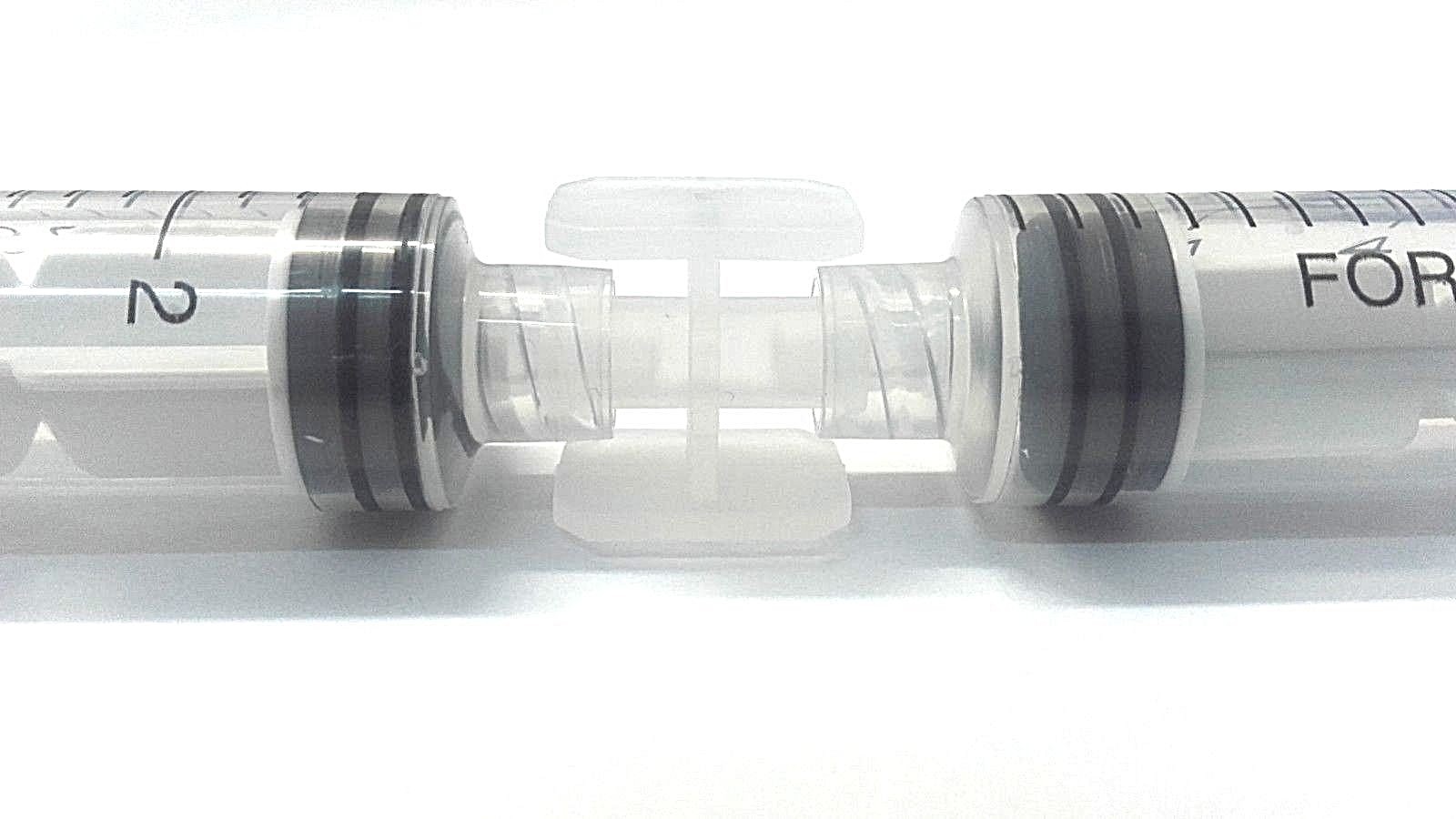 RAPIDFILL Luer Lock-to-LL Connectors -Blue-Pink-Green-Transparent 5 pcs/ set