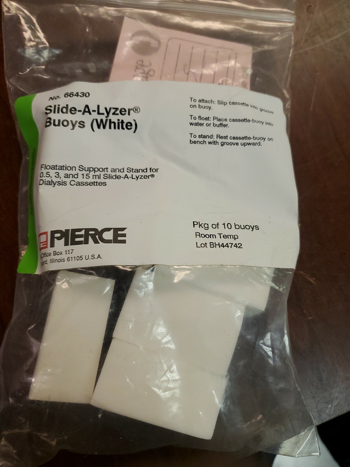 Pierce Slide-A-Lyzer 66430 (6 Count)