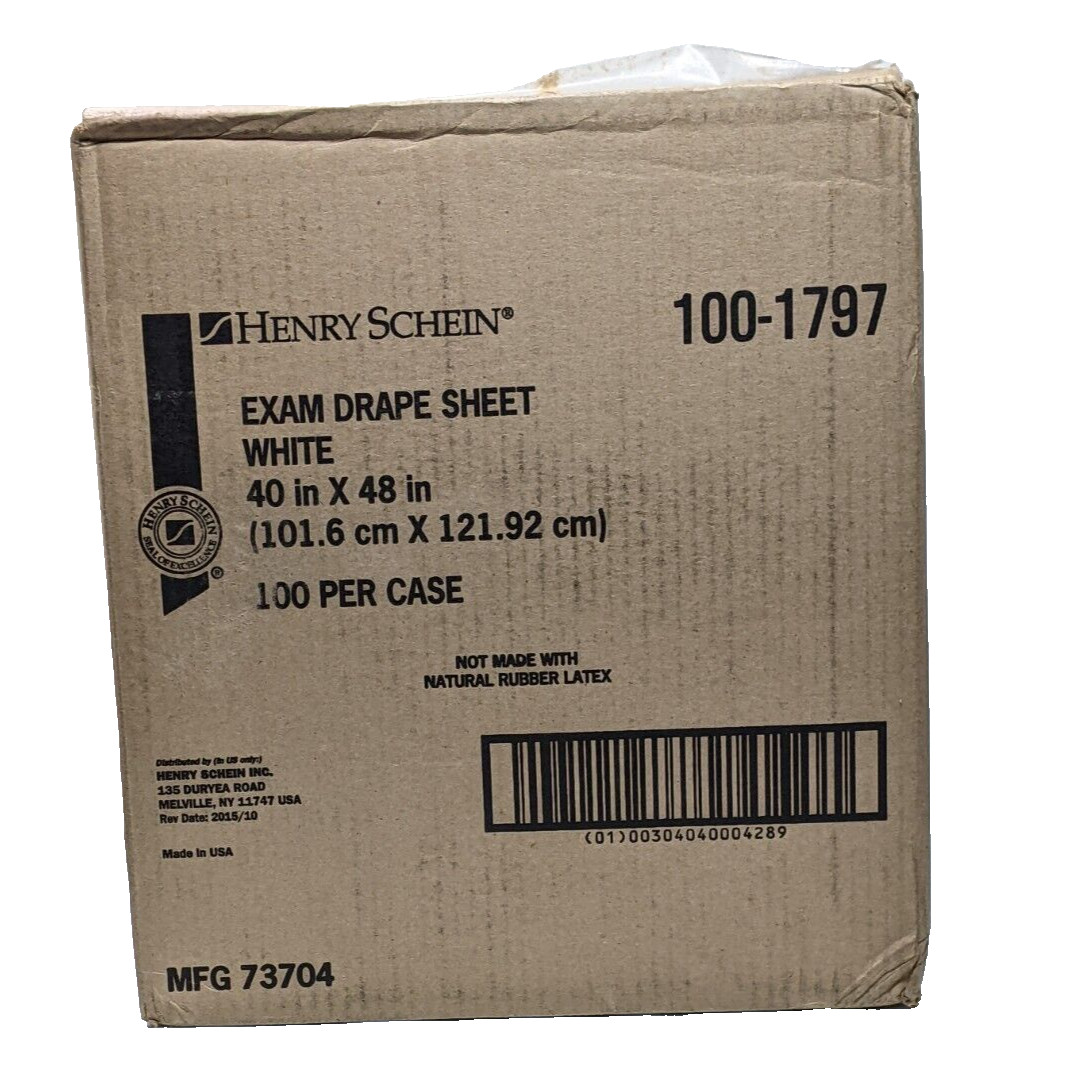 Exam Drape Sheet White 40″ x 48″ (Henry Schein 100-1797)