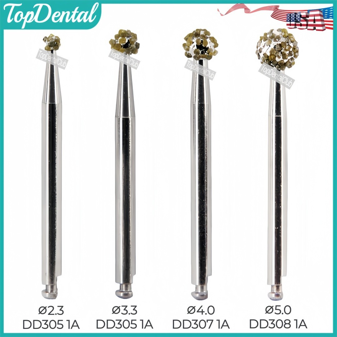USA Dental Degranulation Burs Kit Bone Debridement Remove Soft Tissue Remnants