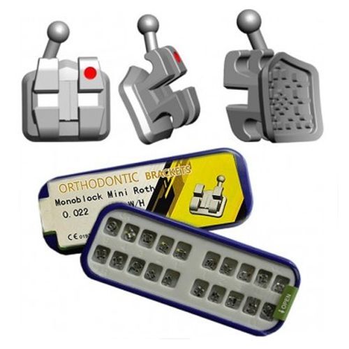 GooDent-Ortho T-M Bracket 0.022 MIM MonoBlock Low Profile Mini Roth