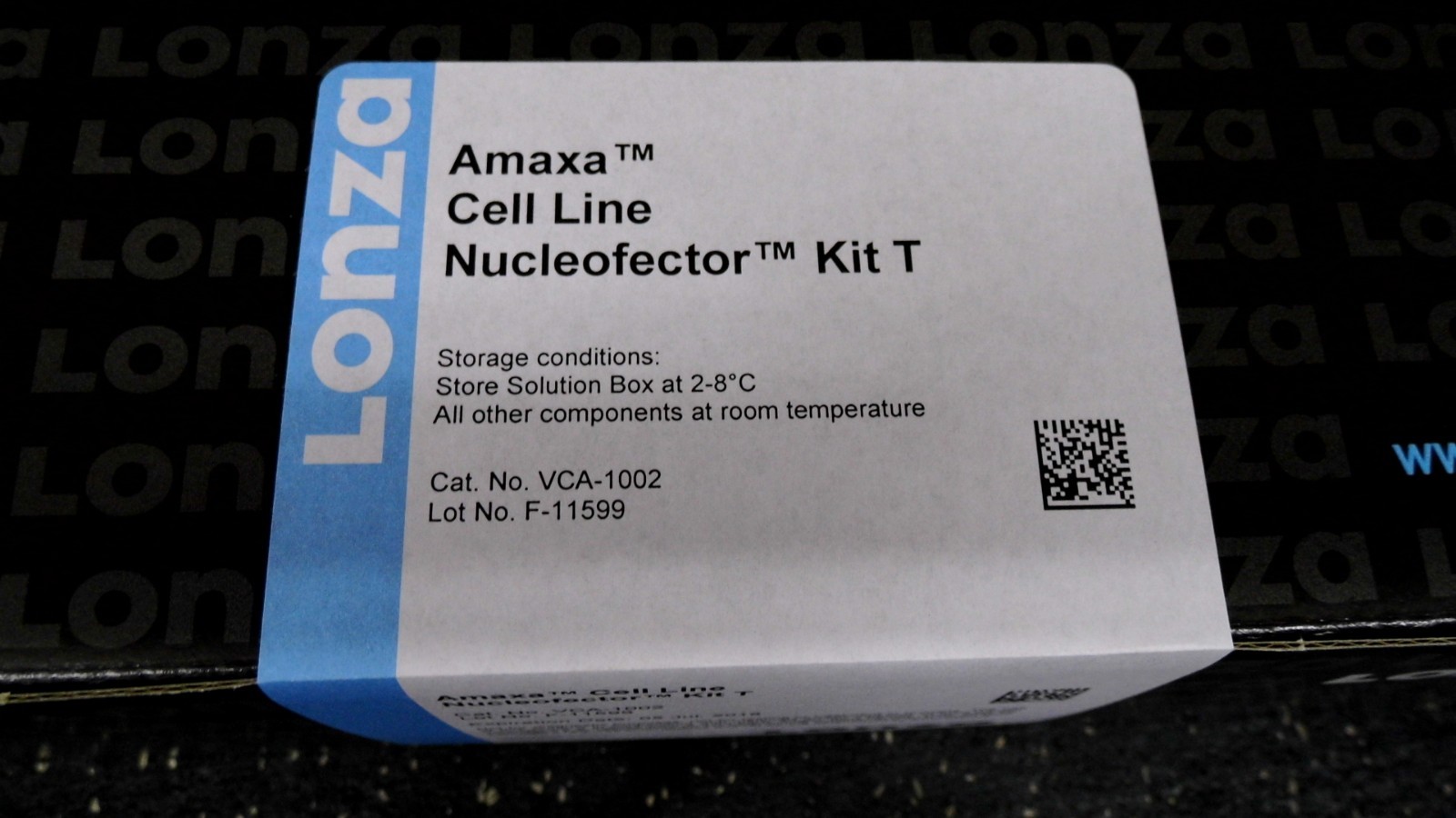LONZA AMAXA VCA-1002 CELL LINE NUCLEOFECTOR KIT T EXPIRES 05-JULY 2018