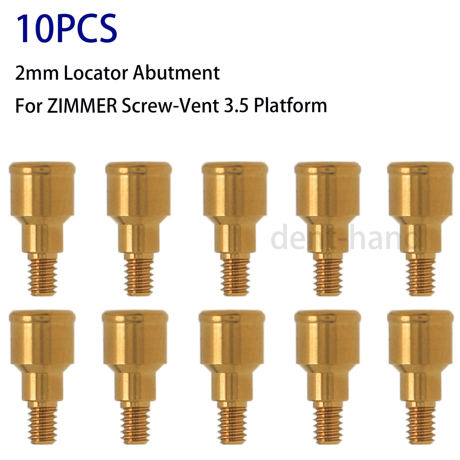 Dental PAØ3.5mm Overdenture Abutment fit Zimmer BEGO 3.75, Zimmer, MIS, Adin