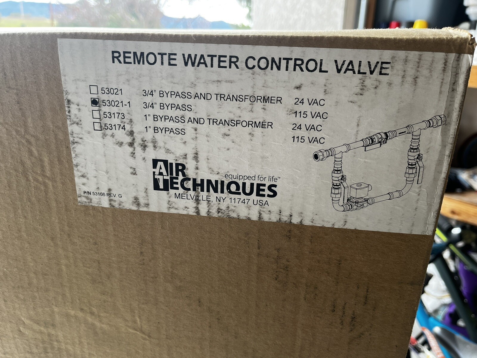 Dental Air Techniques Water Bypass Valve 5302-1 / Compressor Vacuum