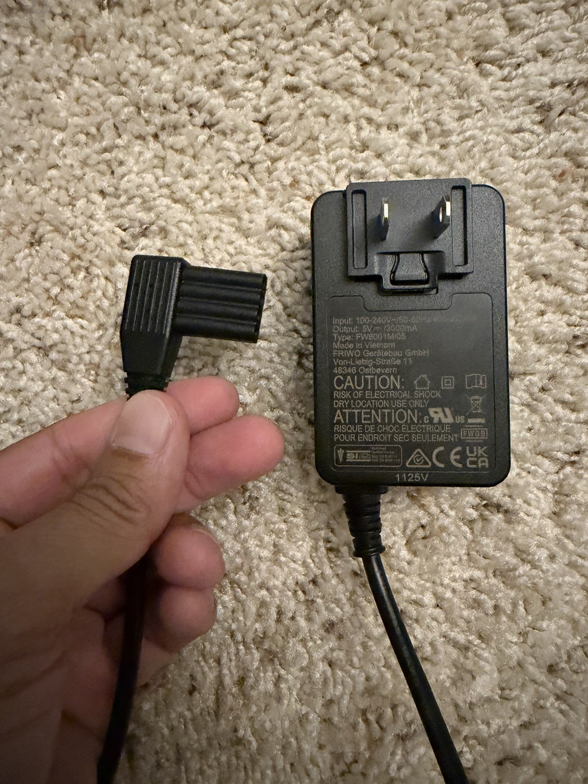 Moog EnteraLite Infinity Enteral Feeding Pump Charger