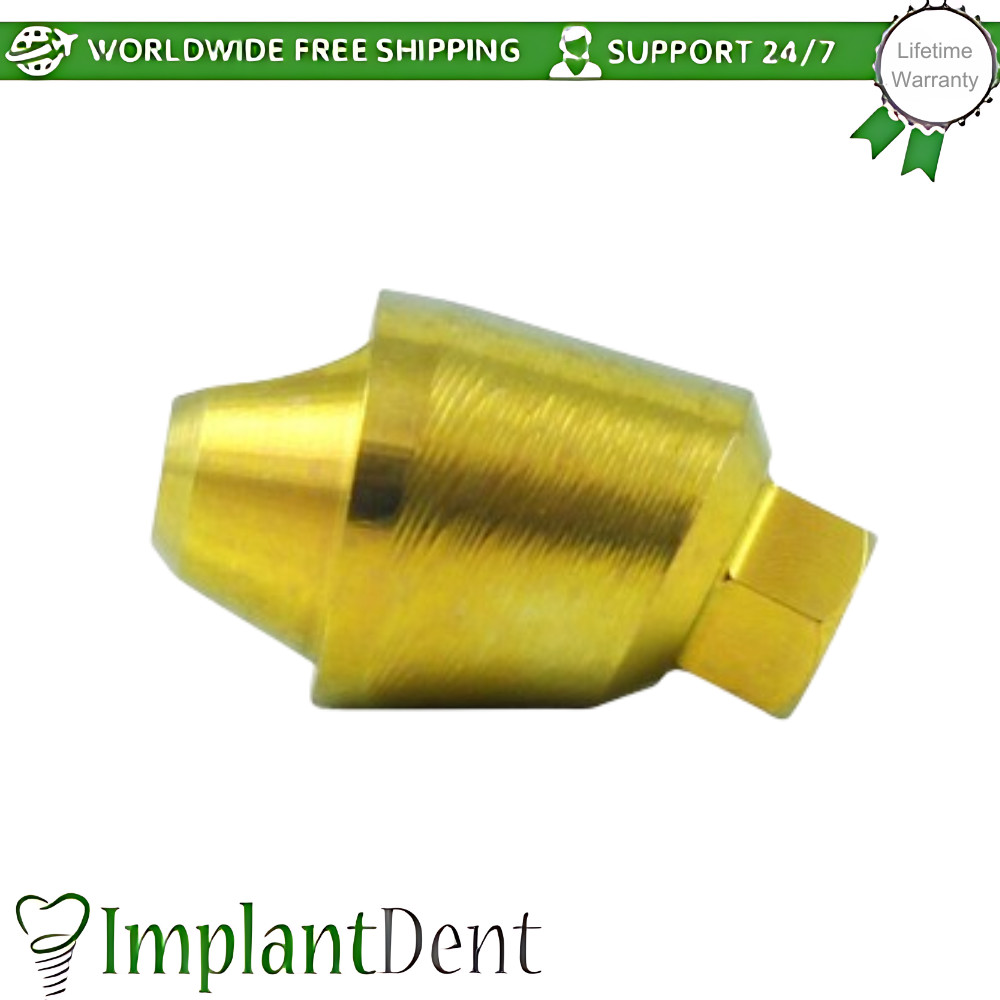 X1 Set of Angulated Multi Unit 17° 1.4mm Titanium Sleeve + Screw Internal Hex