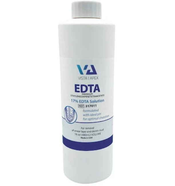 Vista Dental 317011 EDTA Cleanser 17% Aqueous Solution 16 Oz 480 mL Bottle