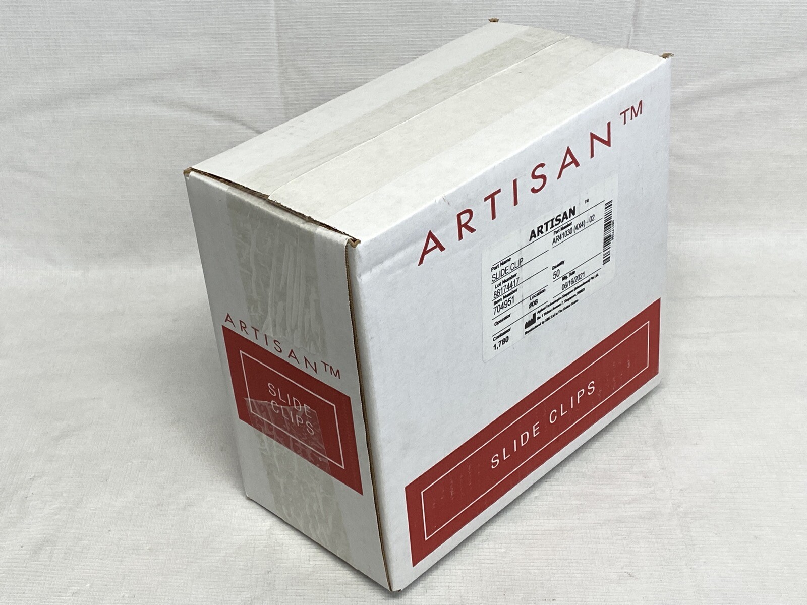 (50) AGILENT Artisan Histological Slide Clips AR41030(4×4)-02