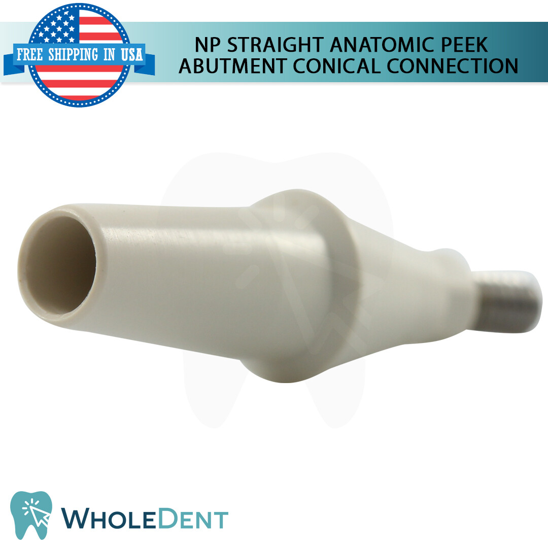 X1 NP Conical Connection Straight Anatomic PEEK Abutment Dental Ø3.5mm