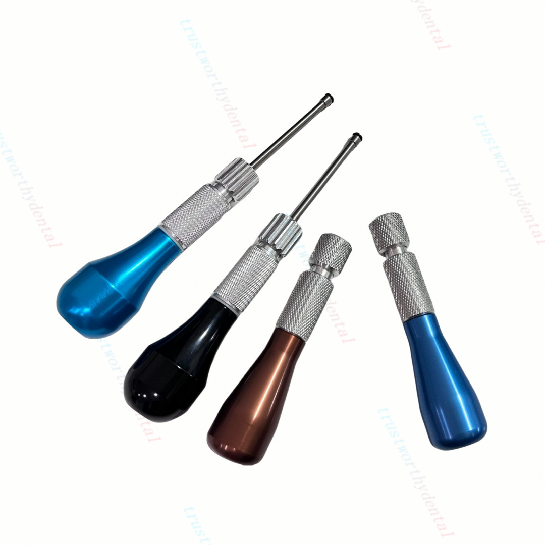 Dental Orthodontic Mini Screws Manual Handle Titanium Alloy Bone Screwdriver