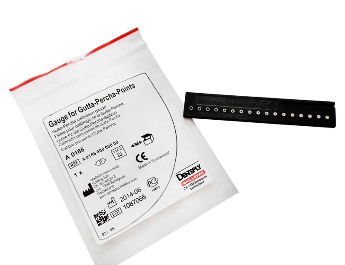 Dental Gutta Percha Calibration Gauge for Gutta Percha Points