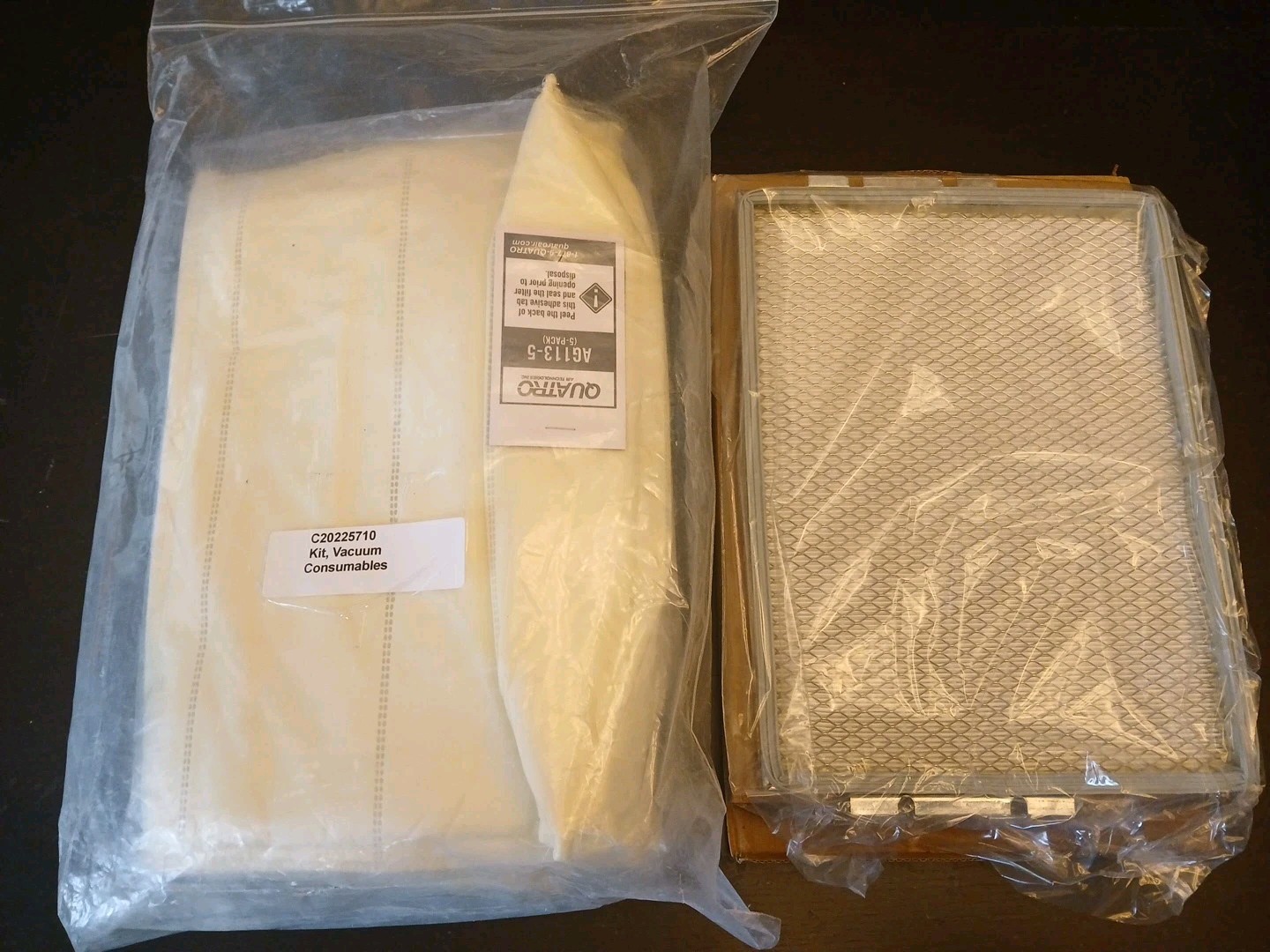 Planmeca PlanMill® 35 HEPA Filter and 4 Vacuum Bags F191S – R2 C20225710