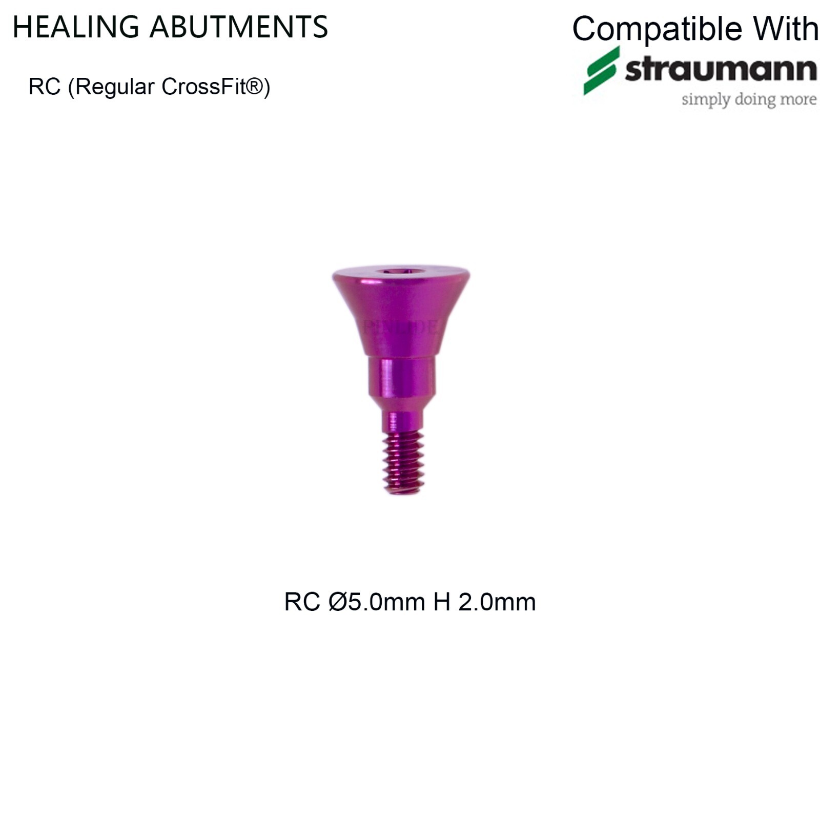 Dental Healing Abutment Caps Screw RC Fits ITI Straumann Ø4.5/5/6.0/6.5
