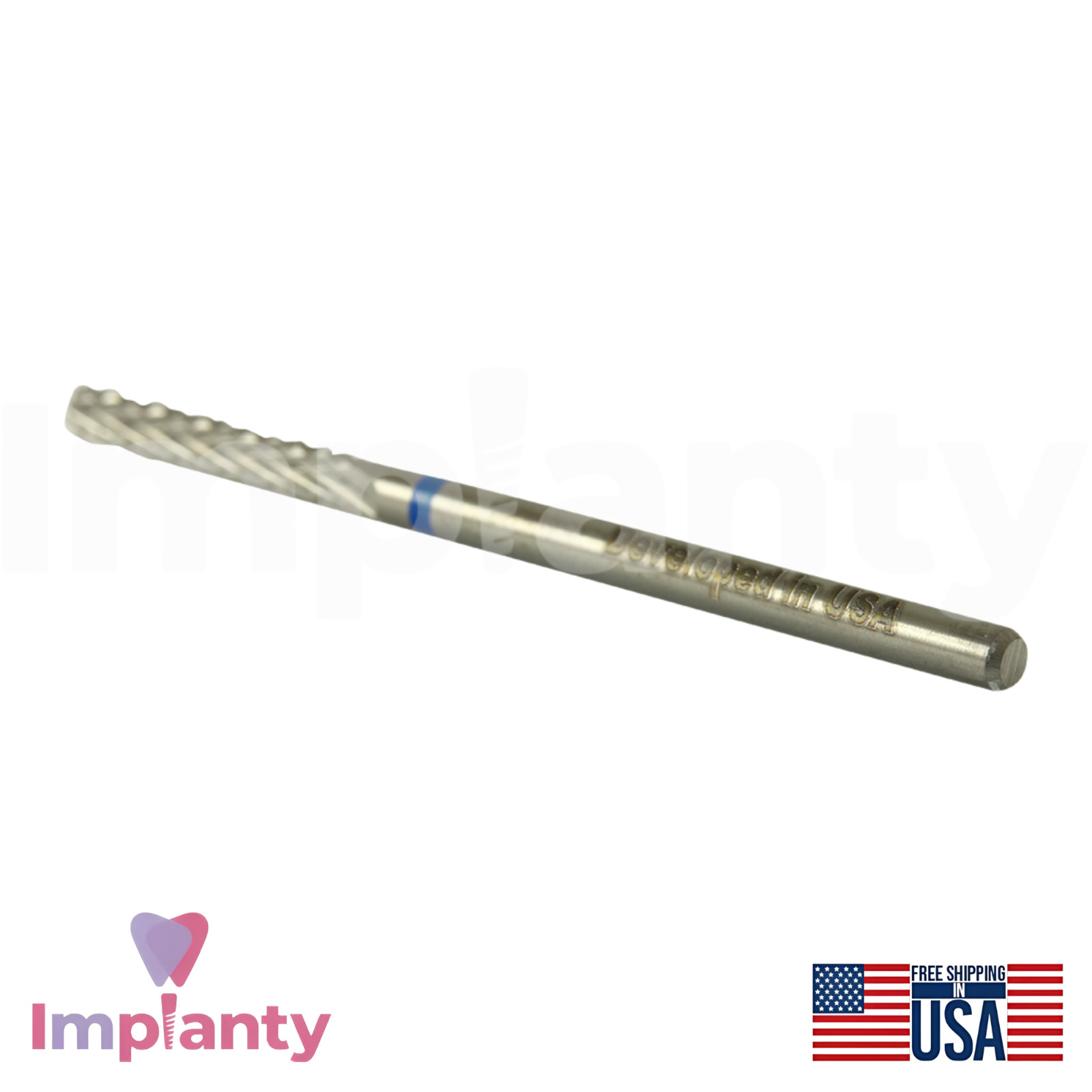 Cross Cut Standard Grit Carbide Dental Bur Ø2.3mm x 16mm 5000318 Dentistry Tool
