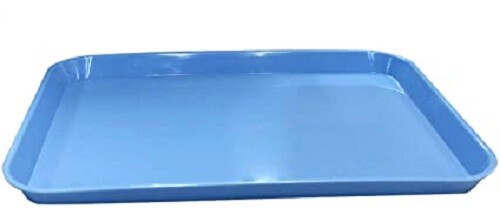 Dental Autoclave Plastic Instrument Set Up Flat Tray Size B 5 / 10 / 20 qty
