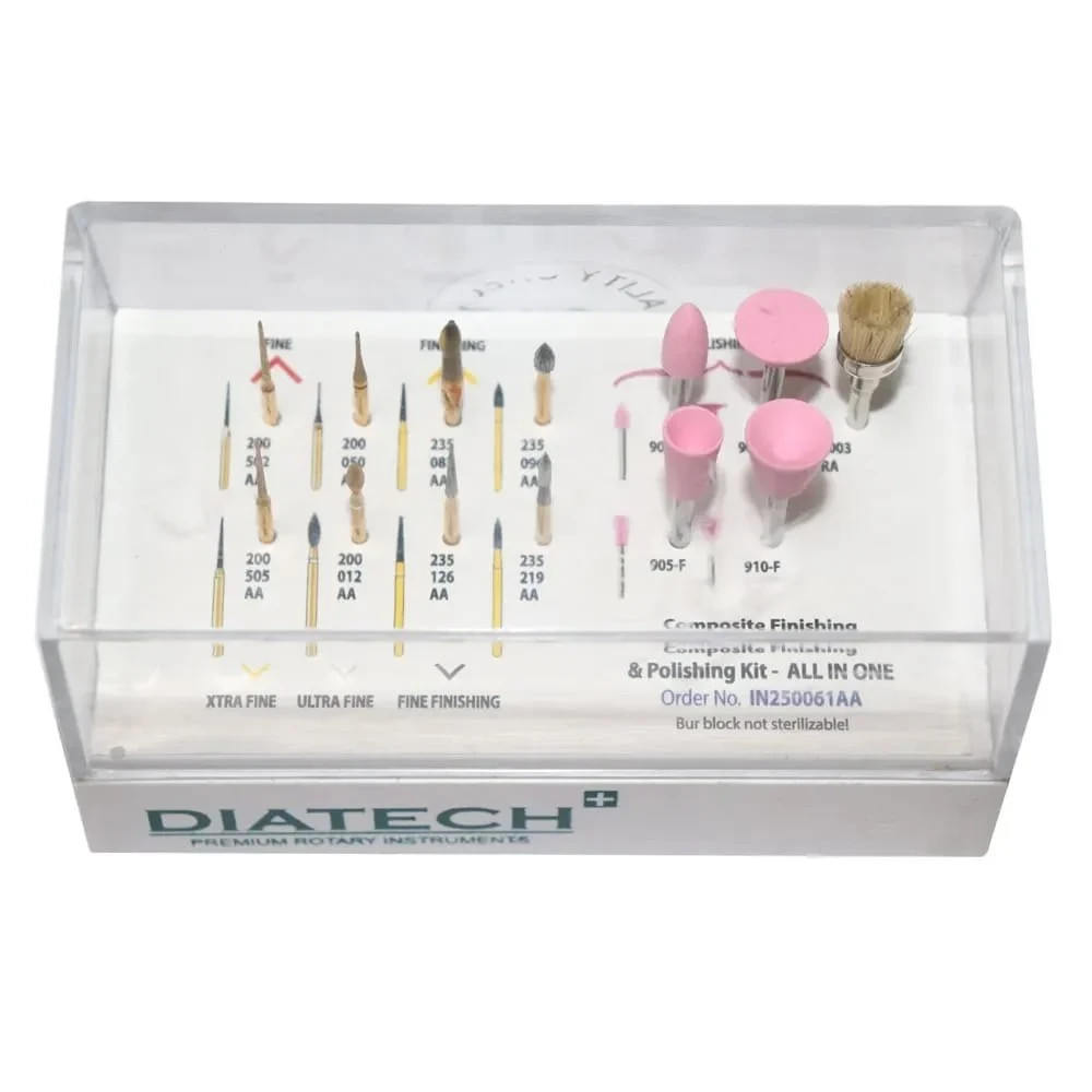 Coltene Dental DIATECH ALL IN ONE Composite Finishing & Polishing 13 pcs Kit