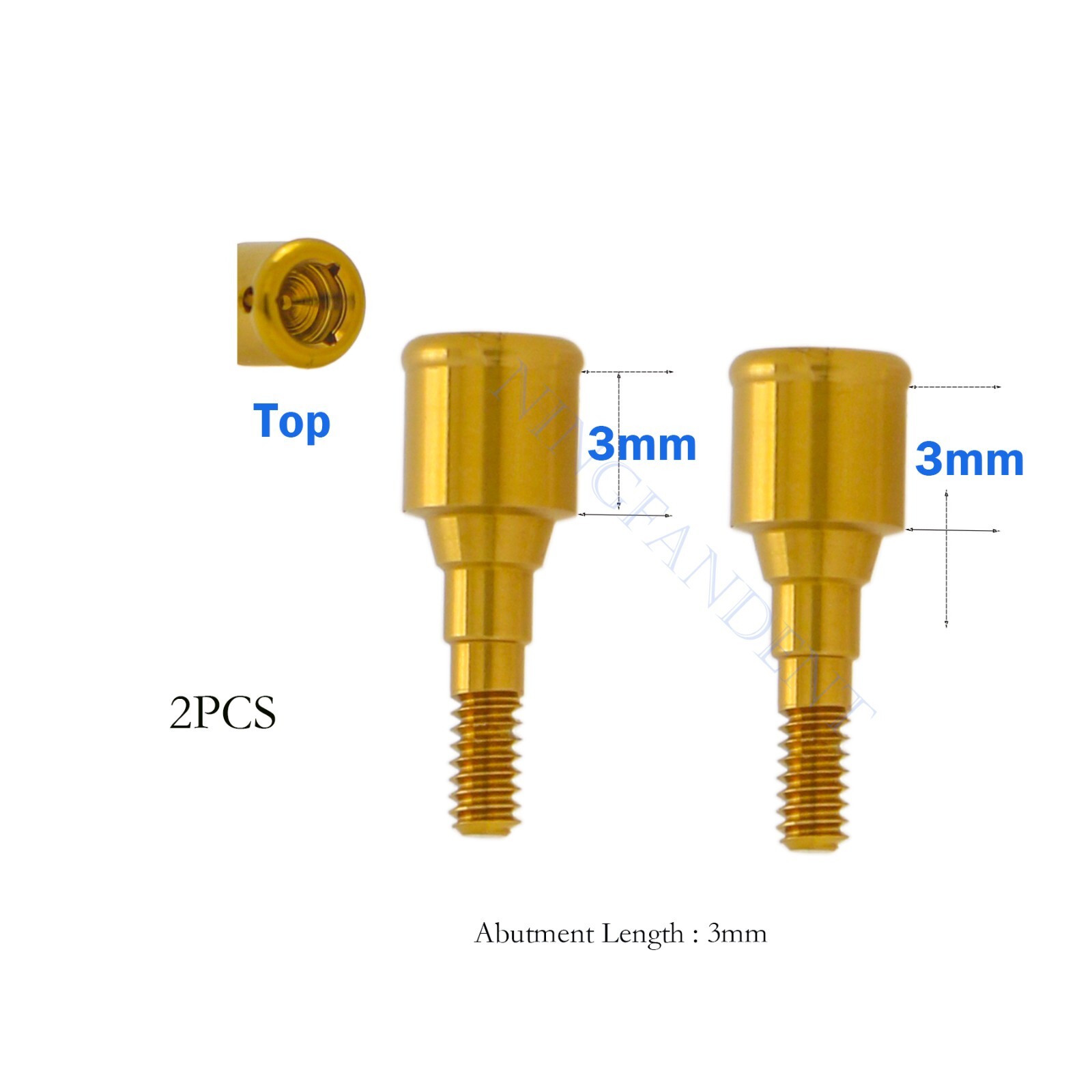 Straumann/ITI-Bone Level NC Dental Overdenture Locator Abutments For 1-5mm GH