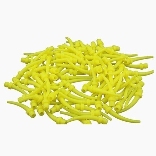 Dental Disposable Intra Oral Impression Mixing Tips Yellow Mixers