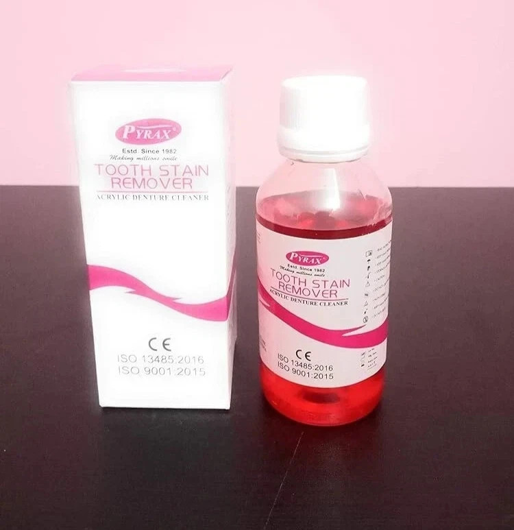 Pyrax Dental TOOTH STAIN REMOVER Cleaning of removable prosthesis 100ml