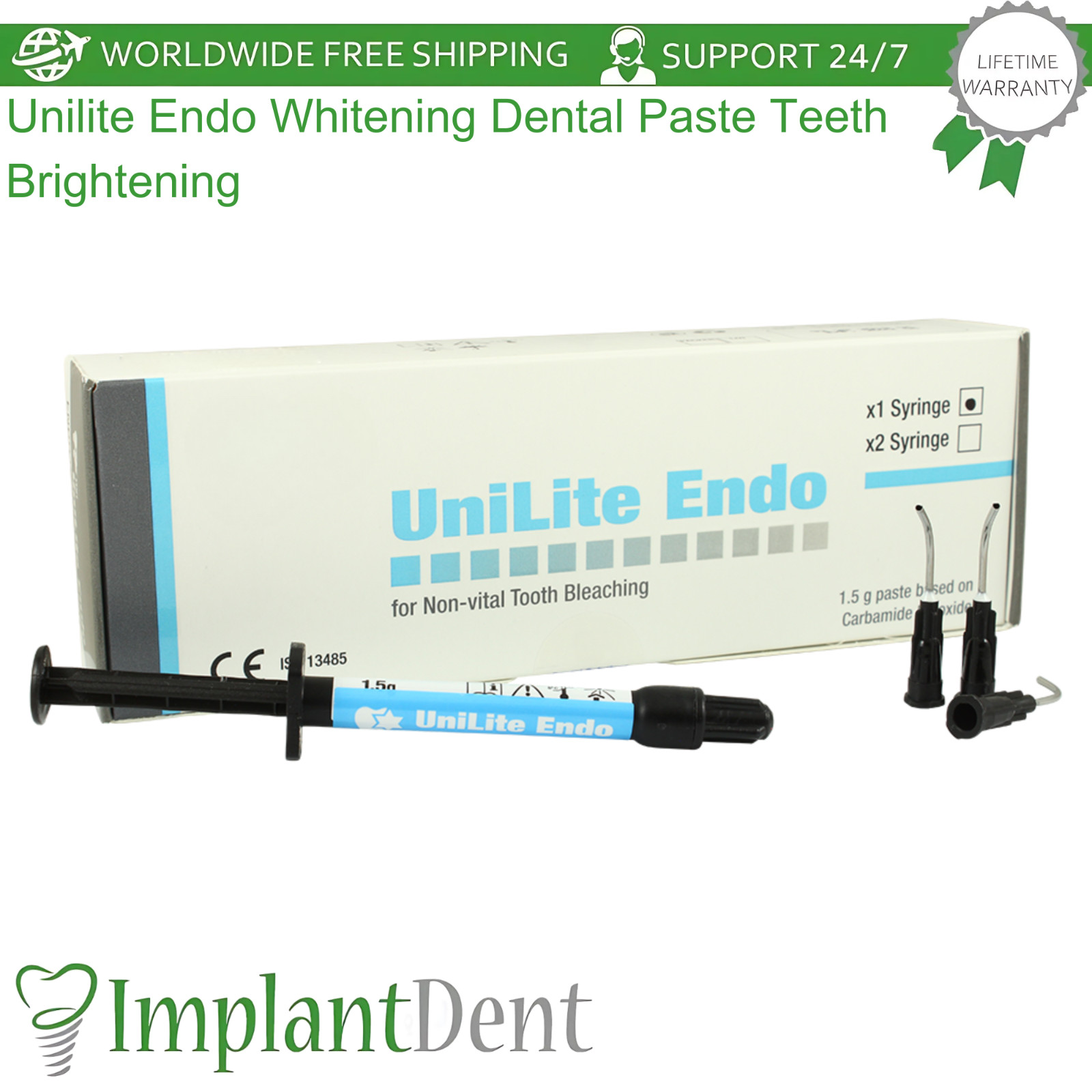 Unilite Endo Whitening Dental Paste Teeth Brightening Non-Vital Soft Consistency