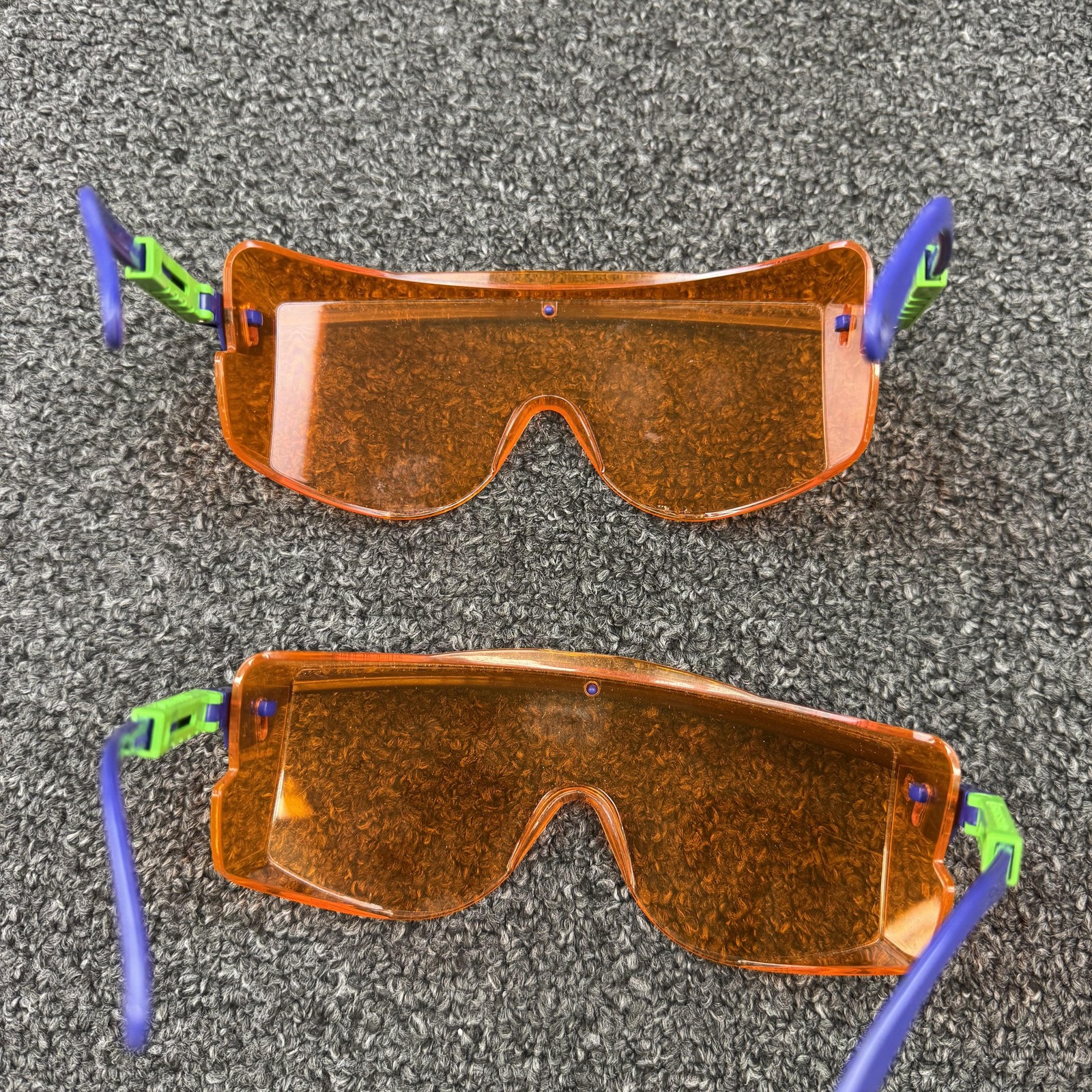 Laserscope Astrospec 3000 Laser Safety Glasses OD3 532nm Orange 2 Pairs