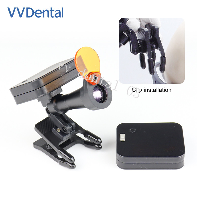 Dental 5W Wireless Dental LED Headlight – Rechargeable Clip-On Design