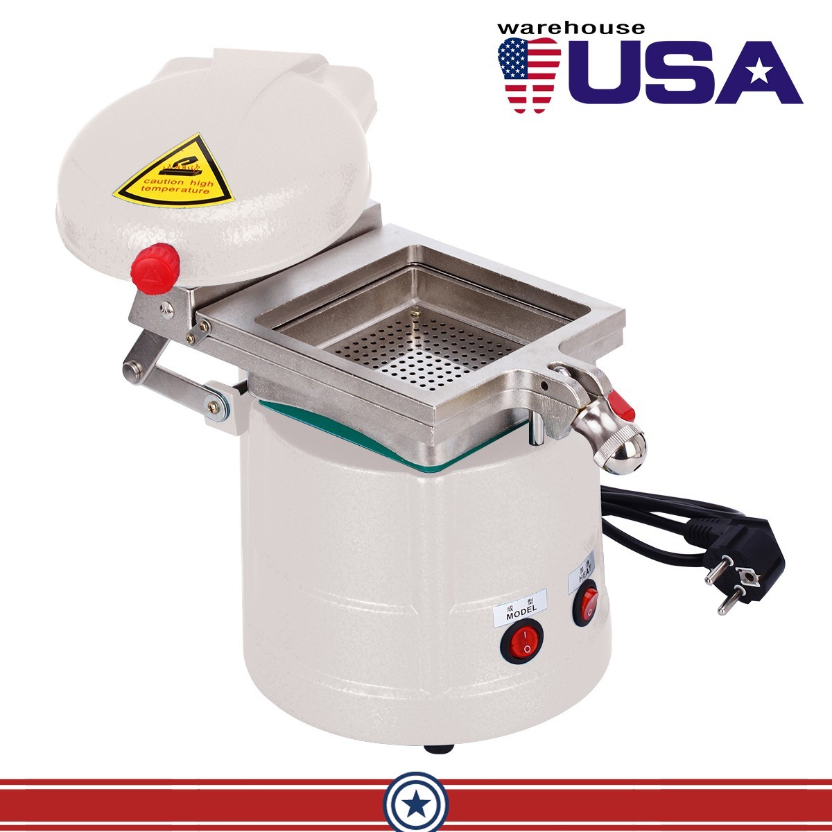 Dental Vacuum Molding Forming Machine Former Heat Thermoforming Lab Equipment