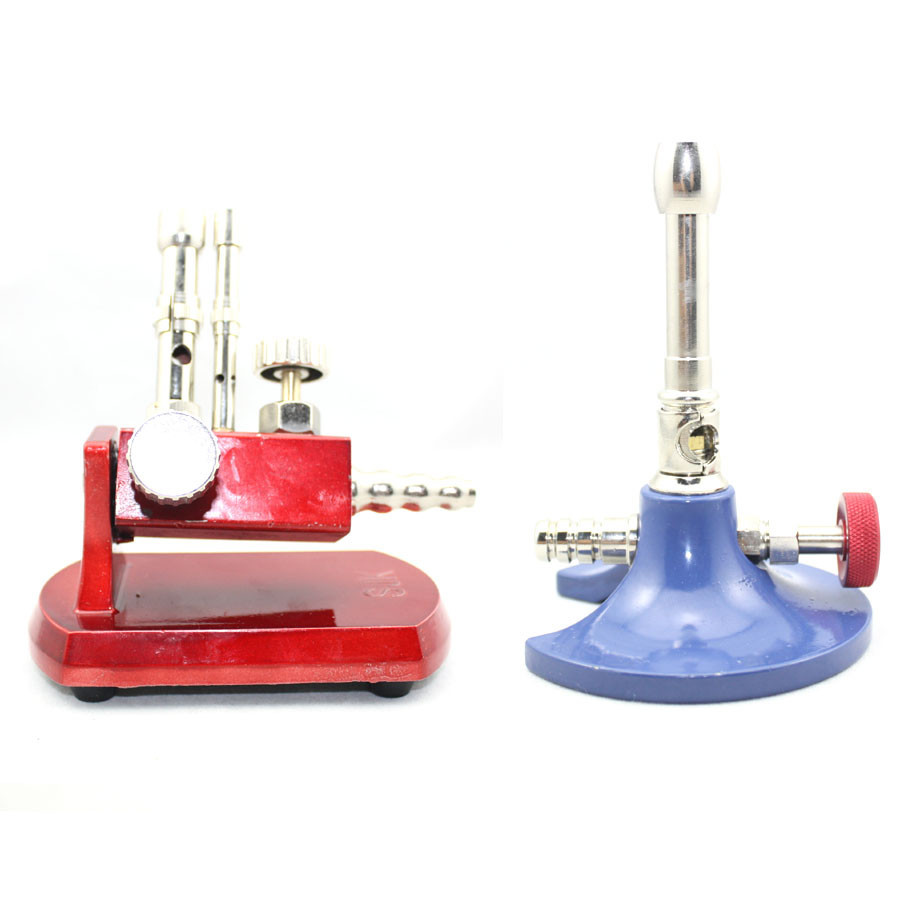 2 PCS Dental Lab Equipment Gas Light Energy-saving Single-Tube & Double Tube