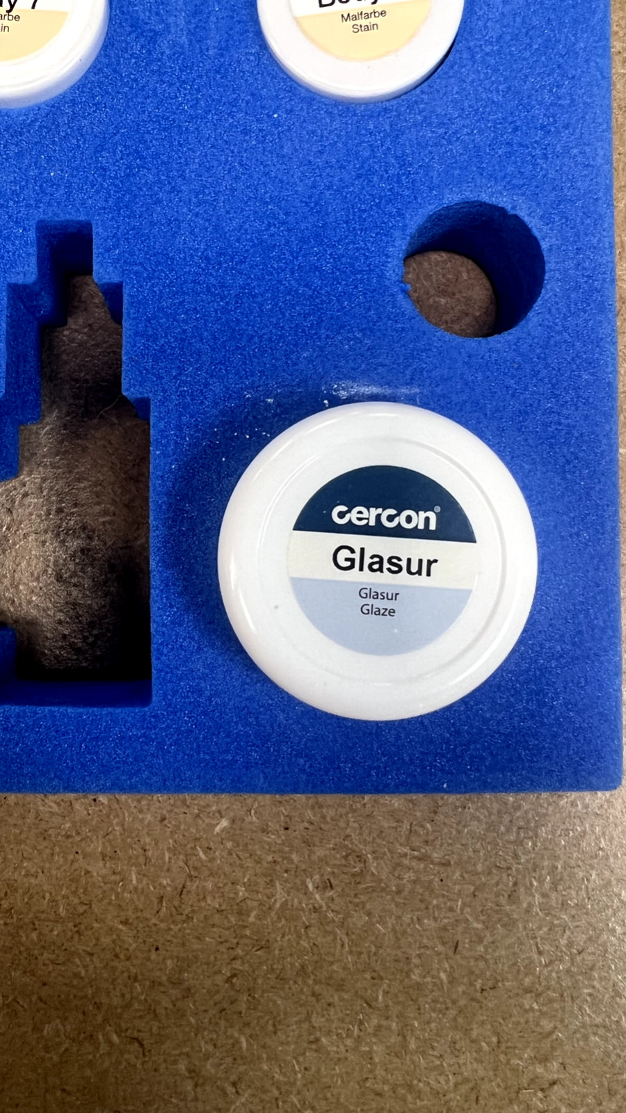 Cercon DeguDent Glaze Kit (5367363402) Missing Stain Liquid Only