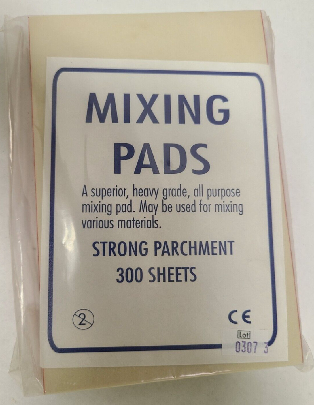 Generic Mixing Pads Strong Parchment 3/pack 300-Total Sheets Size 4X6