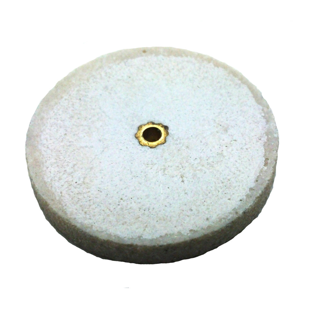 50x Dental Laboratory Pemaco White Abrasive Heatless Wheels Type 2 (1X1/8X1/16)